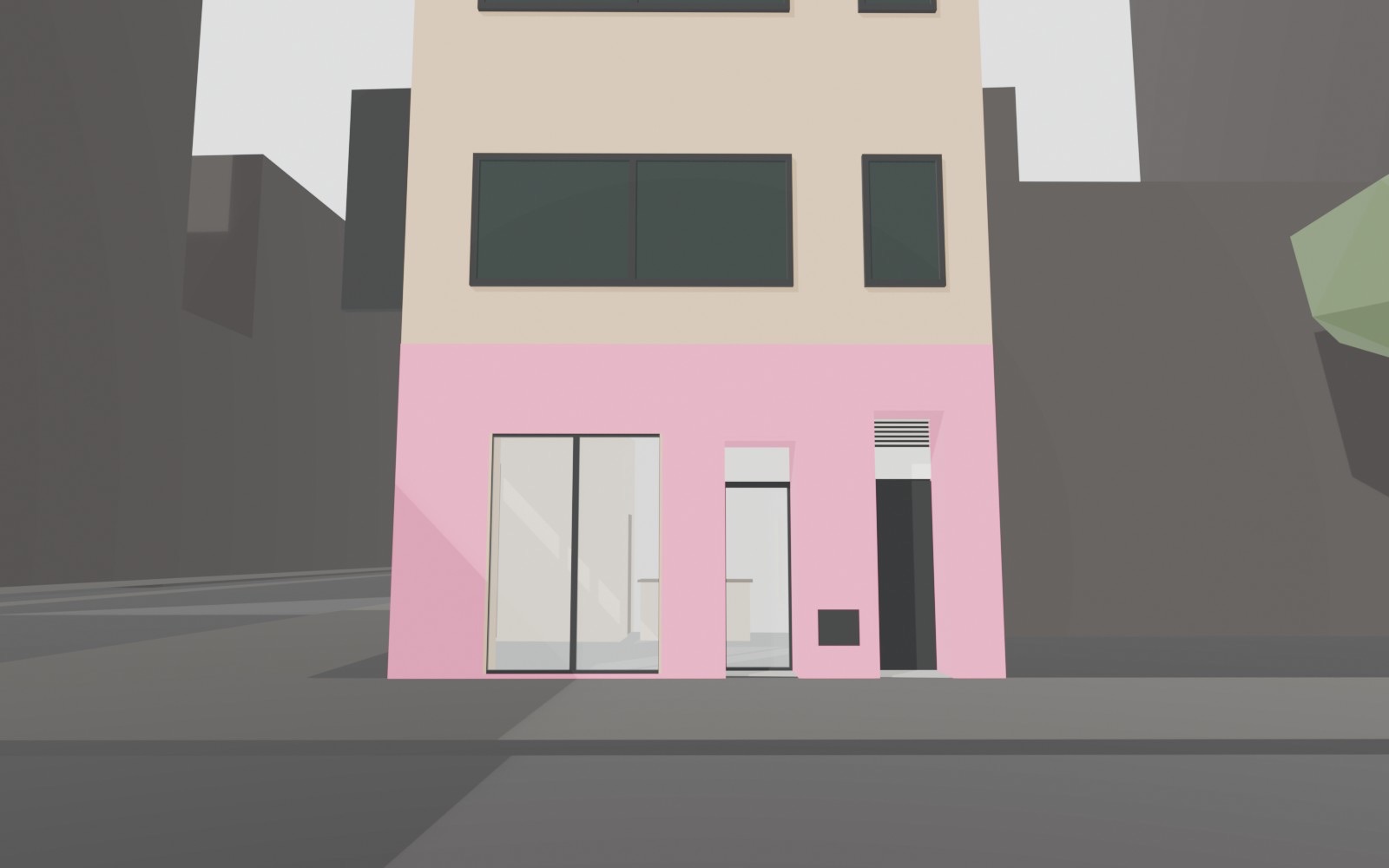 The pink store's Broome front